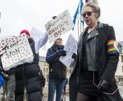 A protest is held outside the Scottish Parliament against the Hate Crime Act.&#60;br/&#62;&#60;br/&#62;Representatives of the socially conservative Scottish Family Party were among those giving speeches.&#60;br/&#62;&#60;br/&#62;The rally was partly organised by Stef Shaw, known as the &#92;