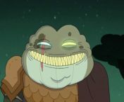 [1080p] Amphibia | Grime's Biggest (and creepiest) Smile (Happy Birthday, Troy Baker!) from sasha nylons