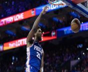 Joel Embiid Returns to Show Philly Fans His Passion from la blue girl returns