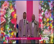 Lorraine Kelly officiates same-sex wedding on 10 year anniversary from girl sex video randi xxx comx video kataren kapa