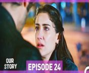 Our Story Episode 24&#60;br/&#62;&#60;br/&#62;Our story begins with a family trying to survive in one of the poorest neighborhoods of the city and the oldest child who literally became a mother to the family... Filiz taking care of her 5 younger siblings looks out for them despite their alcoholic father Fikri and grabs life with both hands. Her siblings are children who never give up, learned how to take care of themselves, standing still and strong just like Filiz. Rahmet is younger than Filiz and he is gifted child, Rahmet is younger than him and he has already a tough and forbidden love affair, Kiraz is younger than him and she is a conscientious and emotional girl, Fikret is younger than her and the youngest one is İsmet who is 1,5 years old.&#60;br/&#62;&#60;br/&#62;Cast: Hazal Kaya, Burak Deniz, Reha Özcan, Yağız Can Konyalı, Nejat Uygur, Zeynep Selimoğlu, Alp Akar, Ömer Sevgi, Nesrin Cavadzade, Melisa Döngel.&#60;br/&#62;&#60;br/&#62;TAG&#60;br/&#62;Production: MEDYAPIM&#60;br/&#62;Screenplay: Ebru Kocaoğlu - Verda Pars&#60;br/&#62;Director: Koray Kerimoğlu&#60;br/&#62;&#60;br/&#62;#OurStory #BizimHikaye #HazalKaya #BurakDeniz