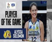 Smooth operator! Alyssa Solomon towers above the UE defense to lead the NU Lady Bulldogs to victory in UAAP Season 86.