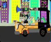 Dinosaur Wheels On The Bus | Cha-Ching Season 3: Big Big Waste Of Money Simple Rhymes TV Creador World Entertainment Nursery Rhymes Bus | Learn Colors | Nursery Rhymes For Kids | Dinosaur Cartoons from lina cha leila