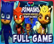 PJ Masks Power Heroes : Mighty Alliance FULL GAME 100% Longplay (PS5, PS4) from pj mastet gape