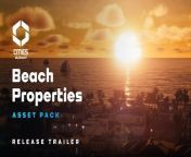 Cities: Skylines II - Beach Properties Tráiler from saggy boobs on the beach video